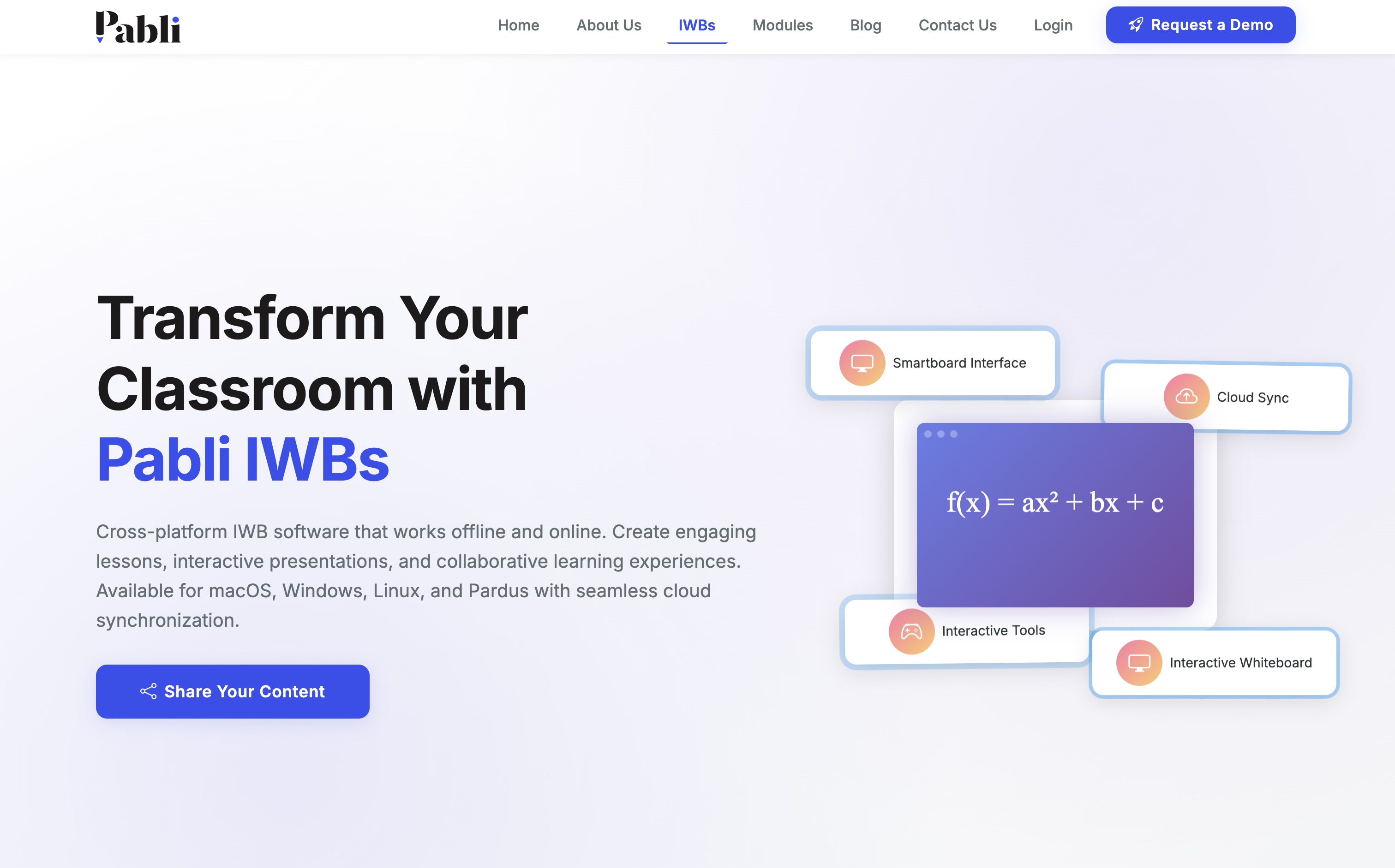 <strong>Pabli</strong> IWBs